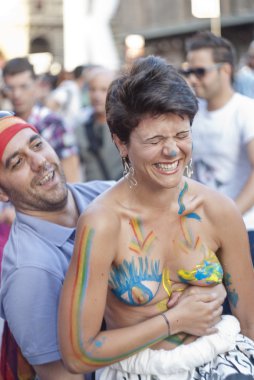 Katılımcılar, Bologna gay pride 2012