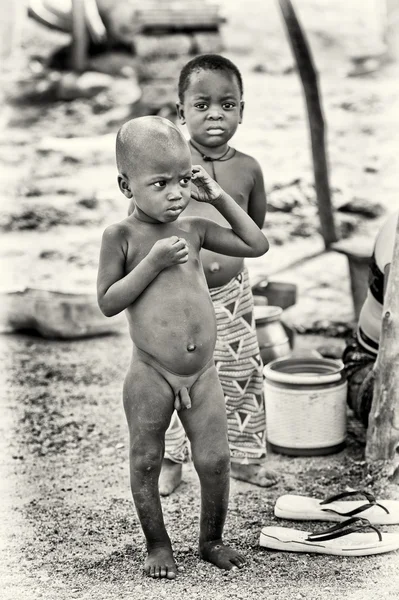 stock image Benin brother and sister