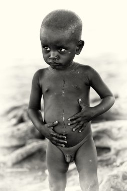 Little naked boy from Ghana